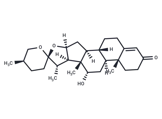 (25R)-12α-Hydroxyspirost-4-en-3-one
