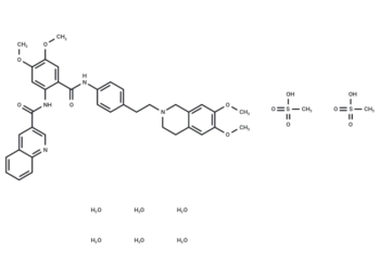 Tariquidar methanesulfonate hydrate