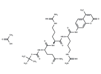 Boc-Gln-Arg-Arg-AMC acetate