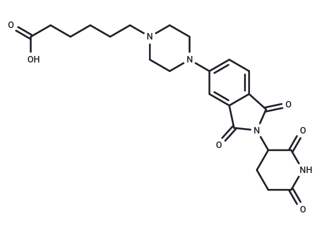 1-Piperazinehexanoic acid-thalidomide