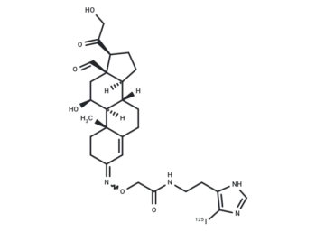 Aldosterone-3-(O-carboxymethyl)oximino-(2-iodohistamine)