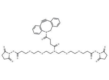 N-DBCO-N-bis(PEG2-C2-NHS ester)