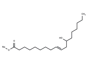 (E)-12-hydroxyoctadec-9-enoic acid sodium