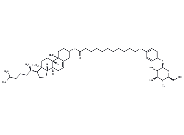 Cholesterol-undecanoate-glucose conjugate