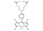 10-(4-(Bis(2-acetoxyethyl)amino)phenyl)-BODIPY 505/515