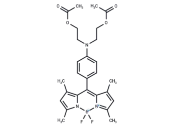 10-(4-(Bis(2-acetoxyethyl)amino)phenyl)-BODIPY 505/515