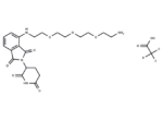 Pomalidomide-PEG3-C2-NH2 (TFA)