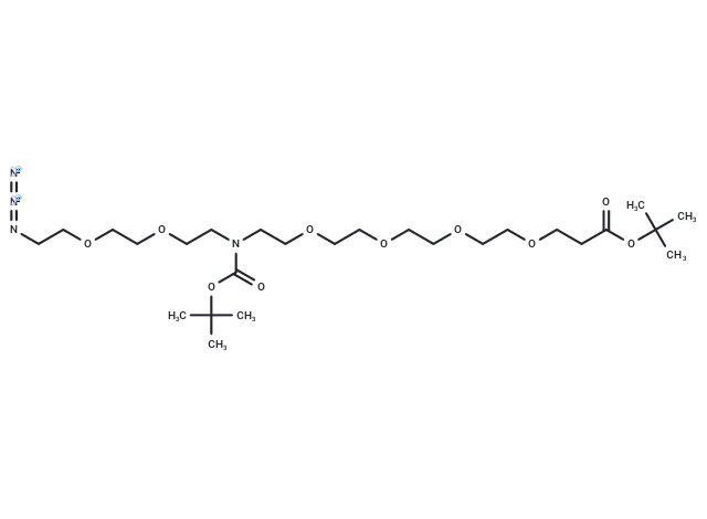 N-(Azido-PEG2)-N-Boc-PEG4-Boc