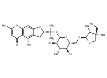 (2′S)-4′-O-β-D-apiofuranosyl-(1→6)-O-β-D-glucopyranosylvisamminol
