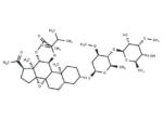 3-O-beta-Allopyranosyl-(1->4)-beta-oleandropyranosyl-11-O-isobutyryl-12-O-acetyltenacigenin B