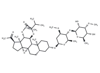 3-O-beta-Allopyranosyl-(1->4)-beta-oleandropyranosyl-11-O-isobutyryl-12-O-acetyltenacigenin B