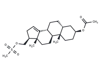 17-{[(methylsulfonyl)oxy]methyl}androst-14-en-3-yl acetate
