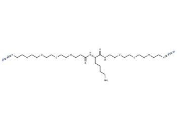 NH2-C5-PEG4-N3-L-Lysine-PEG3-N3
