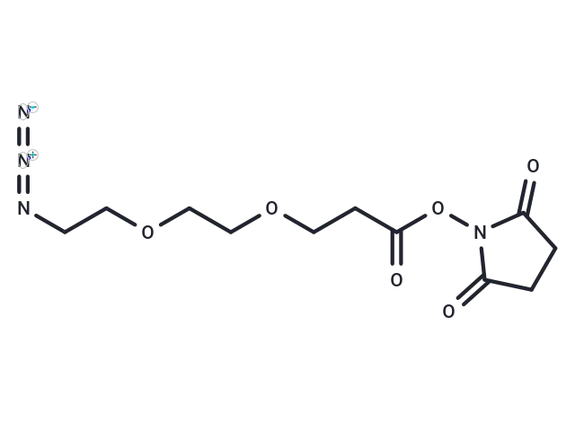 N3-PEG2-C2-NHS ester