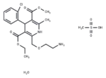 Amlodipine mesylate monohydrate