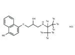 4-Hydroxypropranolol-d7 hydrochloride