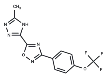 5-(5-methyl-1H-1,2,4-triazol-3-yl)-3-[4-(trifluoromethoxy)phenyl]-1,2,4-oxadiazole