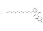 Pomalidomide-PEG3-C2-NH2 hydrochloride
