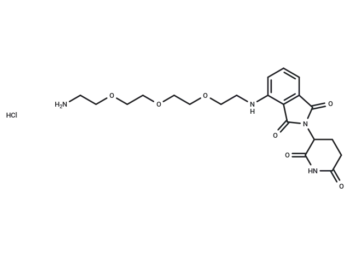 Pomalidomide-PEG3-C2-NH2 hydrochloride