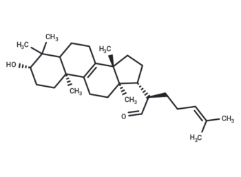 3beta-Hydroxylanosta-8,24-diene-21-al