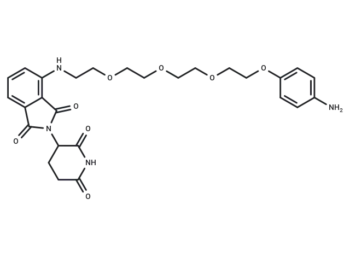 Pomalidomide-PEG4-Ph-NH2
