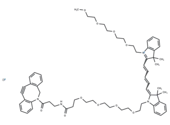 N-(m-PEG4)-N'-(DBCO-PEG4)-Cy5