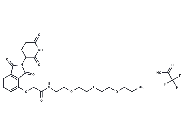 Thalidomide-O-amido-PEG3-C2-NH2 TFA