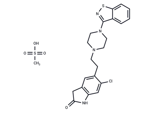 Ziprasidone mesylate