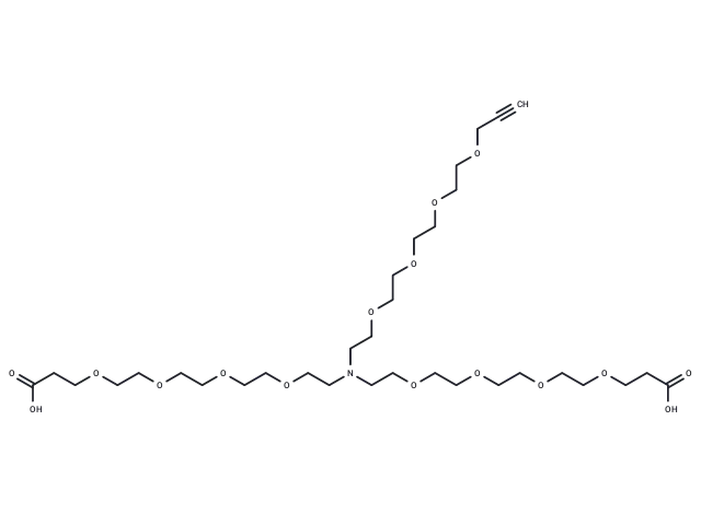 N-(Propargyl-PEG4)-N-bis(PEG4-acid)