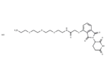Thalidomide-O-amido-PEG3-C2-NH2 hydrochloride 1 Thalidomide-O-amido-PEG3-C2-NH2 hydrochloride