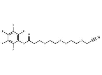 Propargyl-PEG1-SS-PEG1-PFP ester