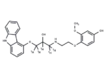 4-Hydroxyphenyl Carvedilol-d5