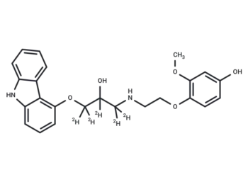 4-Hydroxyphenyl Carvedilol-d5