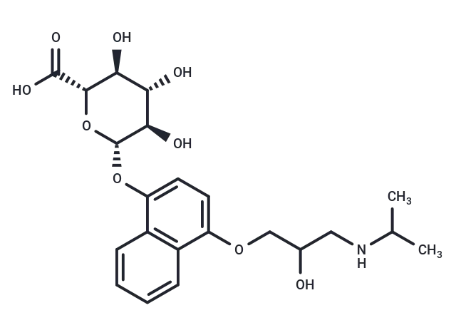 (±)-4-hydroxy Propranolol β-D-Glucuronide