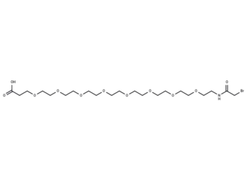 Bromoacetamido-PEG8-acid
