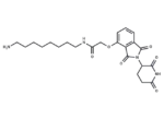 Thalidomide-O-amido-C8-NH2 1 Thalidomide-O-amido-C8-NH2
