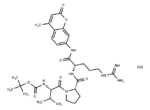 Boc-Val-Pro-Arg-MCA hydrochloride 1 Boc-Val-Pro-Arg-MCA hydrochloride