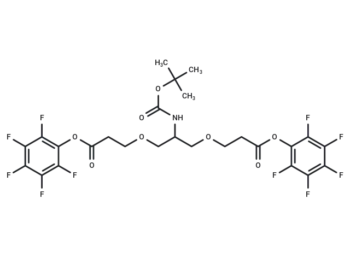 C-NH-Boc-C-Bis-(C1-PEG1-PFP)