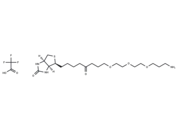 Biotin-C1-PEG3-C3-amine TFA