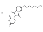 Thalidomide-5-O-C5-NH2 hydrochloride