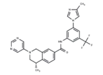 (S)-4-methyl-N-(3-(4-methyl-1H-imidazol-1-yl)-5-(trifluoromethyl)phenyl)-2-(pyrimidin-5-yl)-1