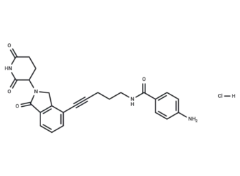 Lenalidomide-propargyl-C2-amido-Ph-NH2 hydrochloride