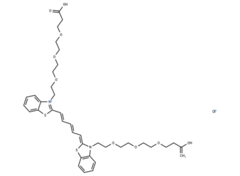 N,N'-bis-(Acid-PEG3)-benzothiazole Cy5