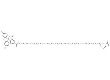 Carboxyfluorescein-PEG12-NHS