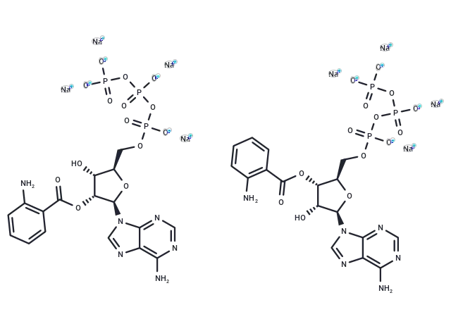 2'(3')-O-Anthraniloyladenosine-5'-O-triphosphate sodium