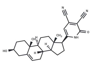 6-[(3S,8S,9S,10R,13S,14S,17S)-3-hydroxy-10,13-dimethyl-2,3,4,7,8,9,11,12,14,15,16,17-dodecahydro-1H-cyclopenta[a]phenanthren-17-yl]-2-oxo-1H-pyridine-3,4-dicarbonitrile