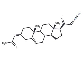21-diazo-20-oxopregn-5-en-3-yl acetate