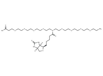 N-(Amino-PEG4)-N-Biotin-PEG4-acid