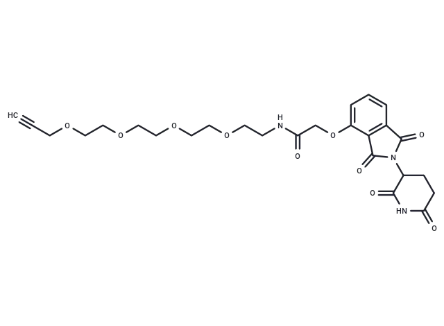 Thalidomide-O-amido-PEG4-propargyl