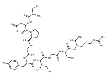 Cys-Asp-Pro-Gly-Tyr-Ile-Gly-Ser-Arg-NH2